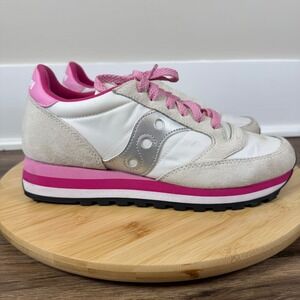 Saucony Jazz Triple S60530 30 Sneakers Casual Sports Pink Women's‎ Sz 8.5 SEE